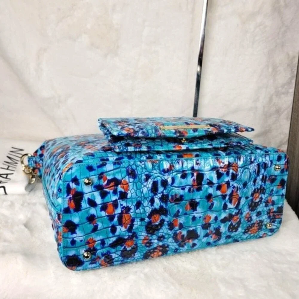 NWT BRAHMIN 2 PCS SET DESIGNER COLLECTABLE SATCHEL / SHOULDER BAG WALLET